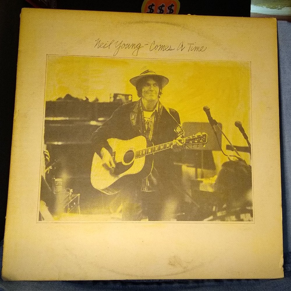 Neil Young Comes A Time 1978 Textured Cover Vinyl record